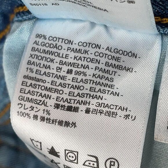 Levi's SIZE 27 Levi's White Oak Cone Denim Wedgie Icon Ankle Jeans (Button Fly) - Picture 8 of 8